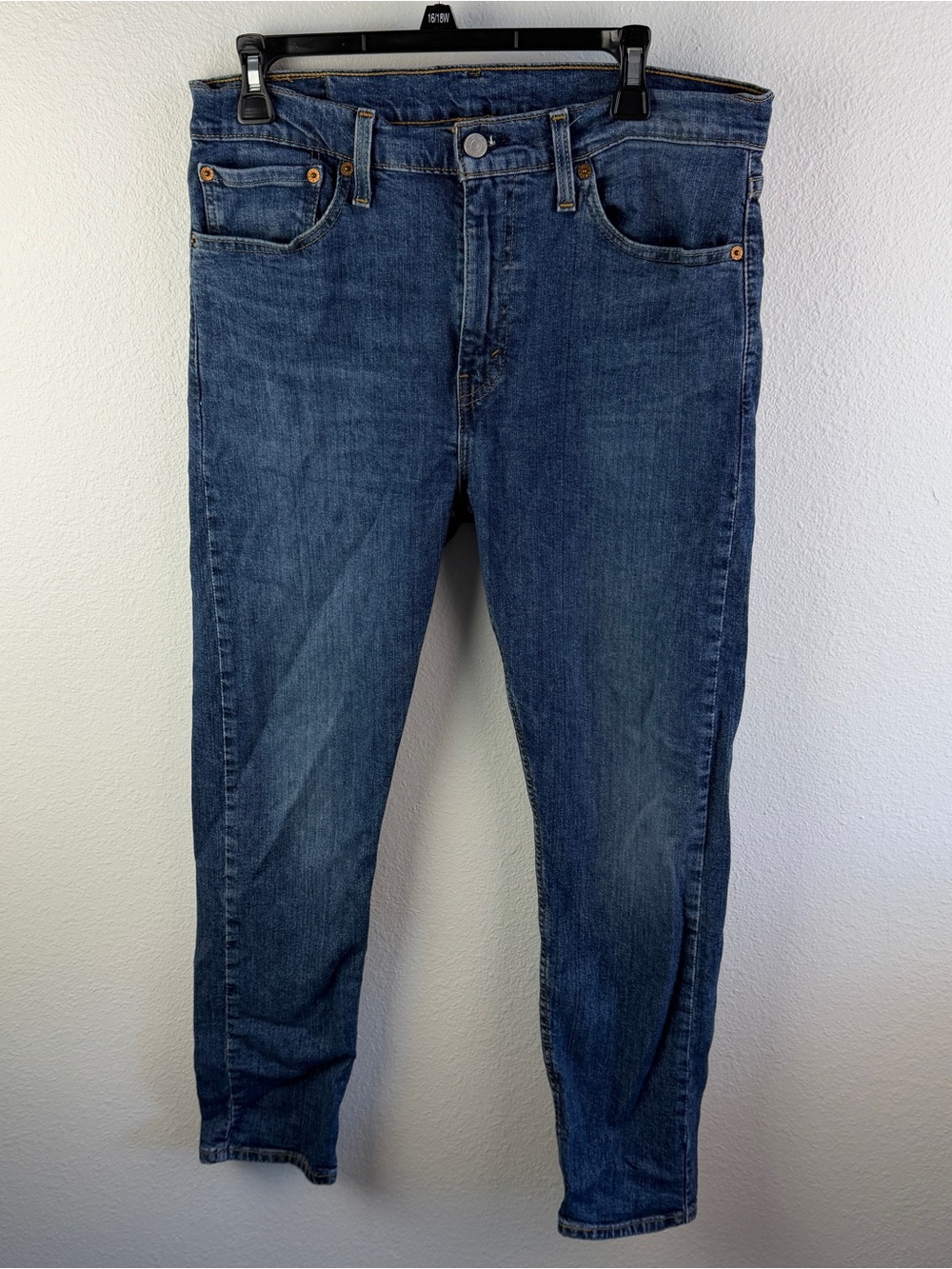 Levi's Denim 510 Dark Blue Jeans Slim Straight Leg Size 34x30
